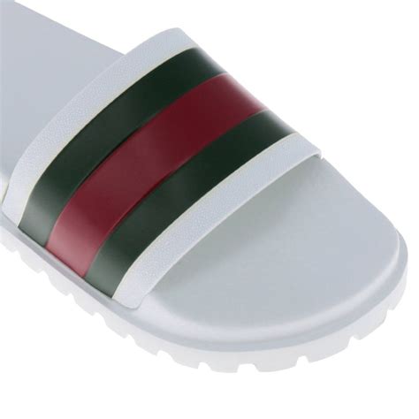 gucci white sandals uk|white gucci sandals men.